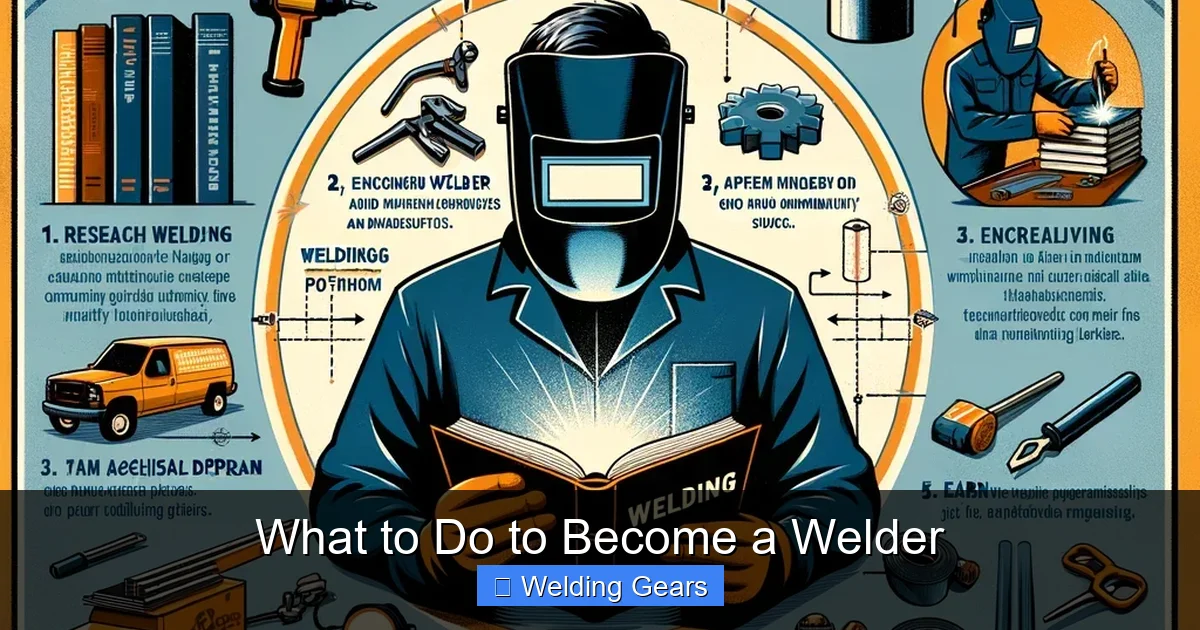 What to Do to Become a Welder