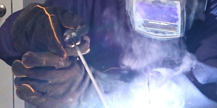 how to weld with stick