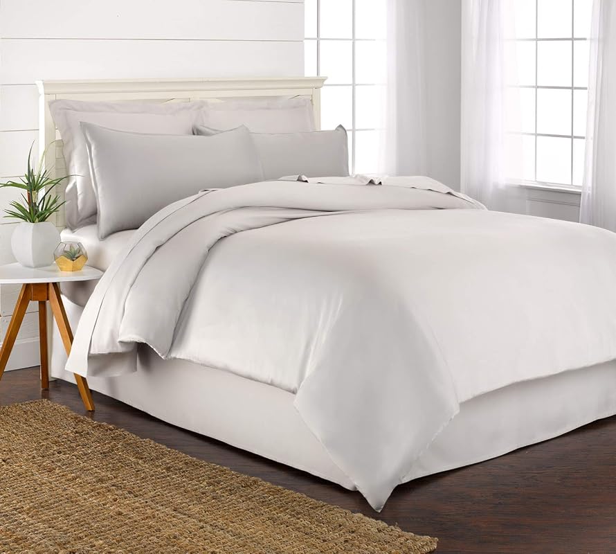 Pure Bamboo 3-Piece Queen Duvet Cover Set