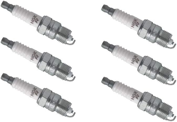 NGK V-Power Spark Plug ZFR6F-11G 6-Pack Compatible with Jeep Liberty L