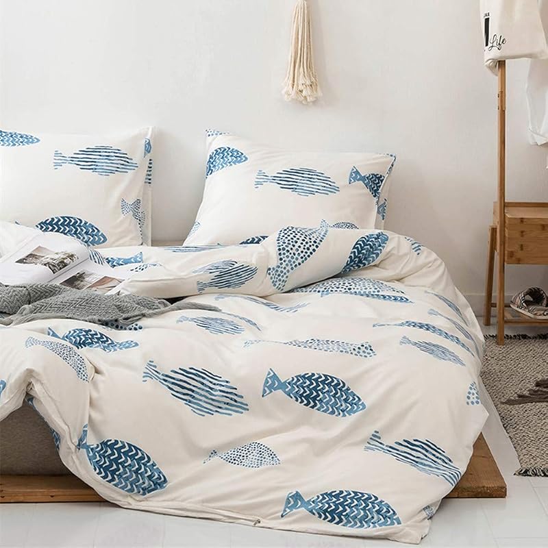 Style Bedding Fish Duvet Set
