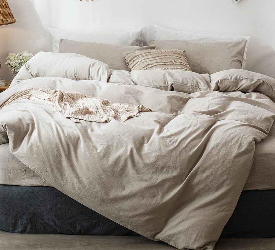 MooMee Washed Cotton Duvet Set