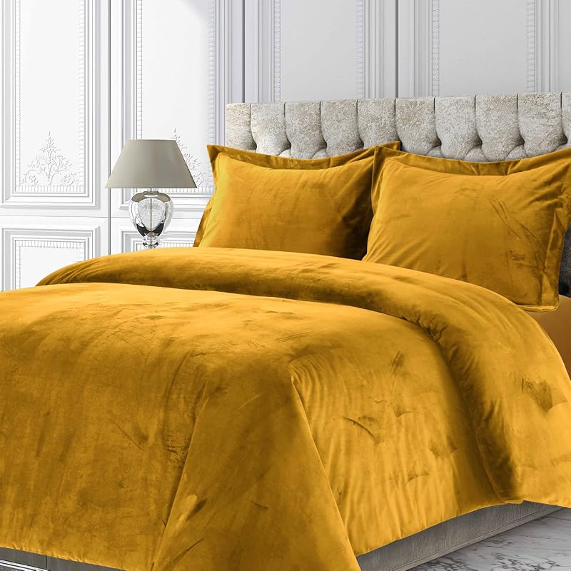 Tribeca Living Venice Velvet Duvet Set