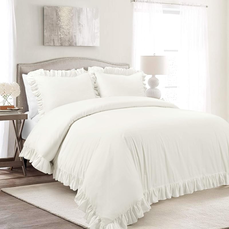 Lush Decor Reyna Ruffle Duvet Set
