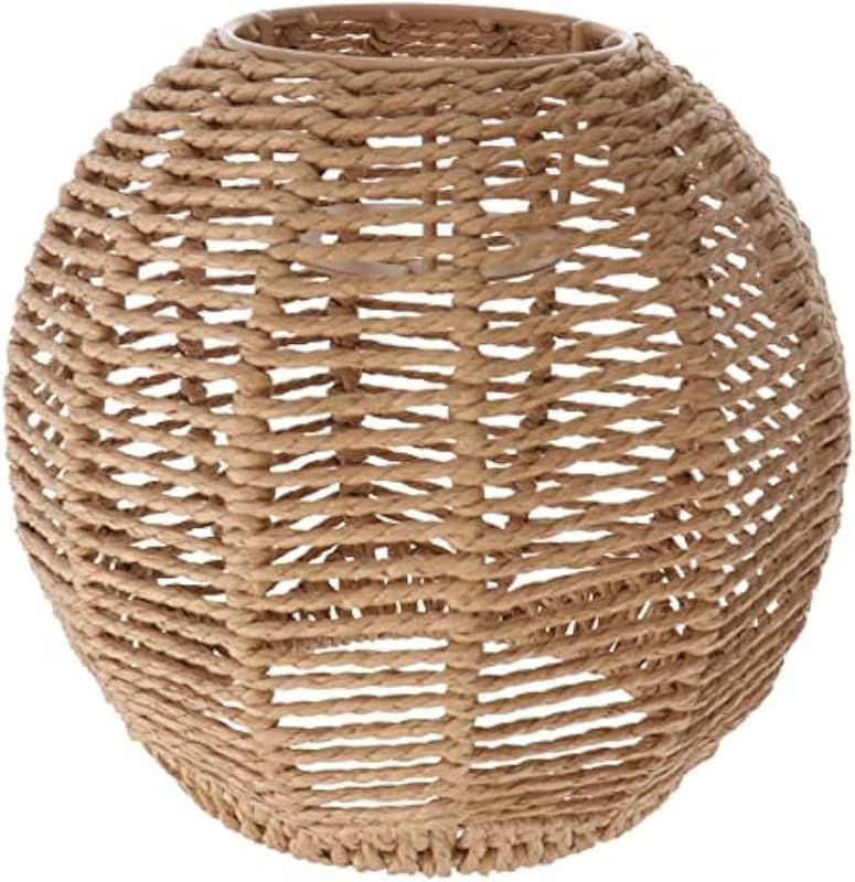 Vintage Rattan Pendant Lampshade