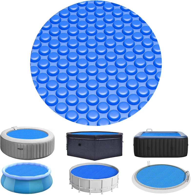 Evoio 8ft Round Solar Pool Cover