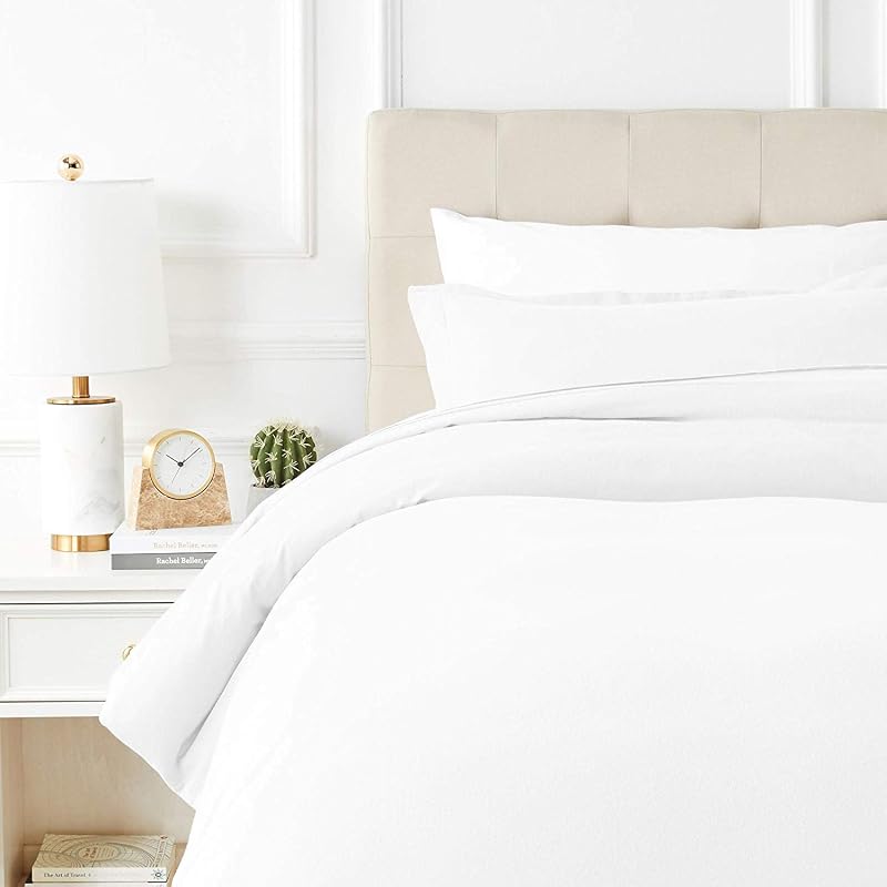 TEXAS LINEN CO. 100% Egyptian Cotton Duvet Cover, 600 Series, 3 PC, Ex