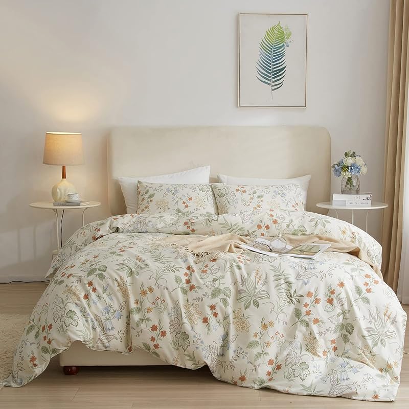 EAVD Vintage Floral Duvet Set
