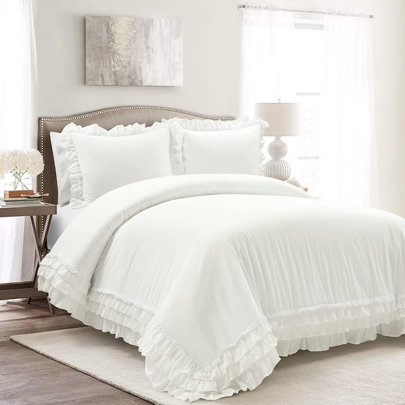 Lush Decor Ella Ruffle Duvet Set