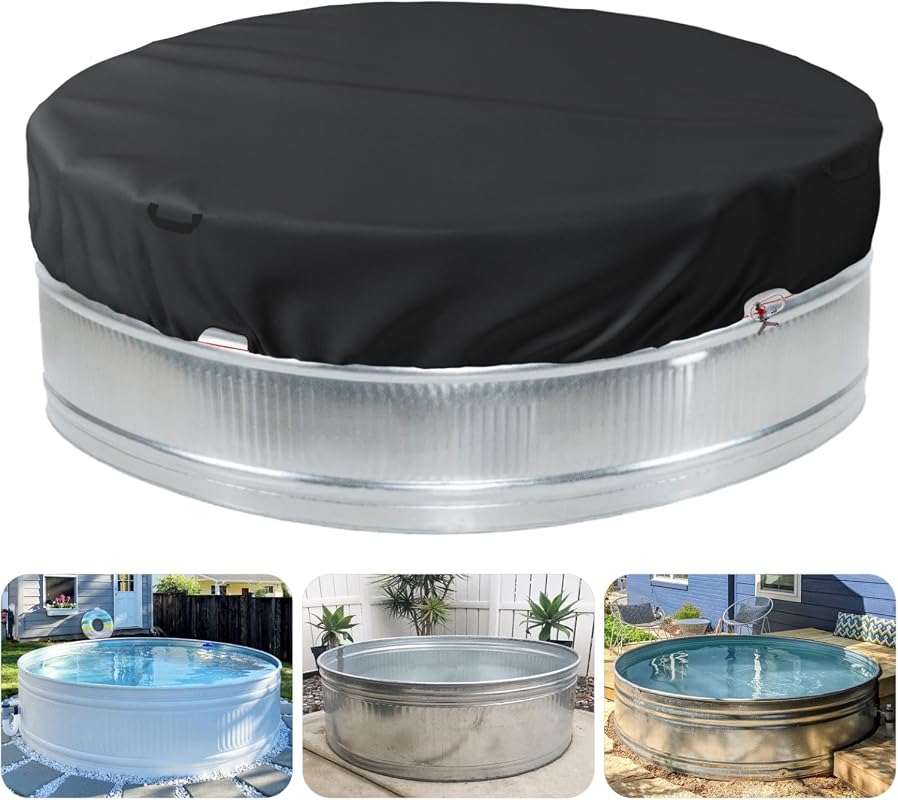 10ft Steel Round Stock Tank Cover