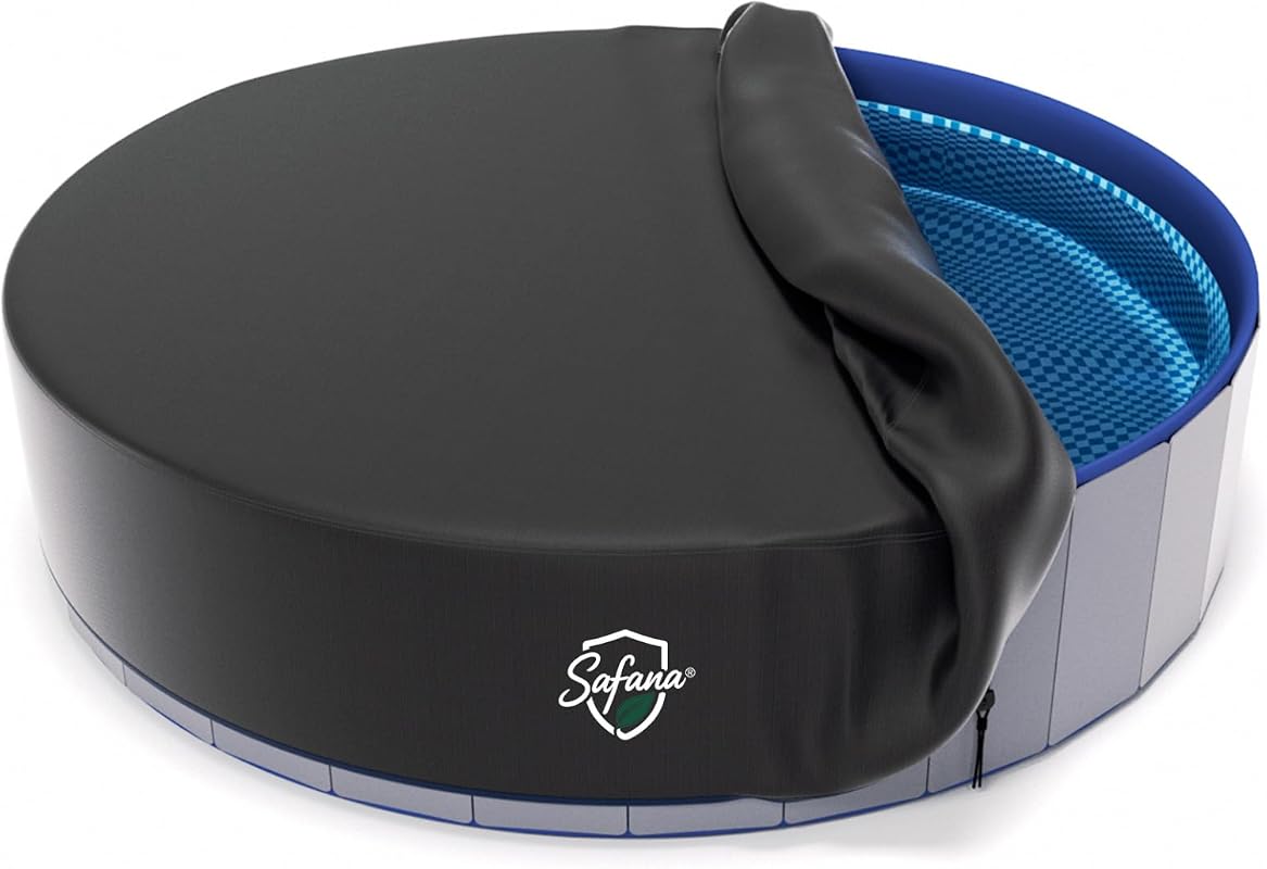 SAFANA 48 Inch Round Dog Pool Cover