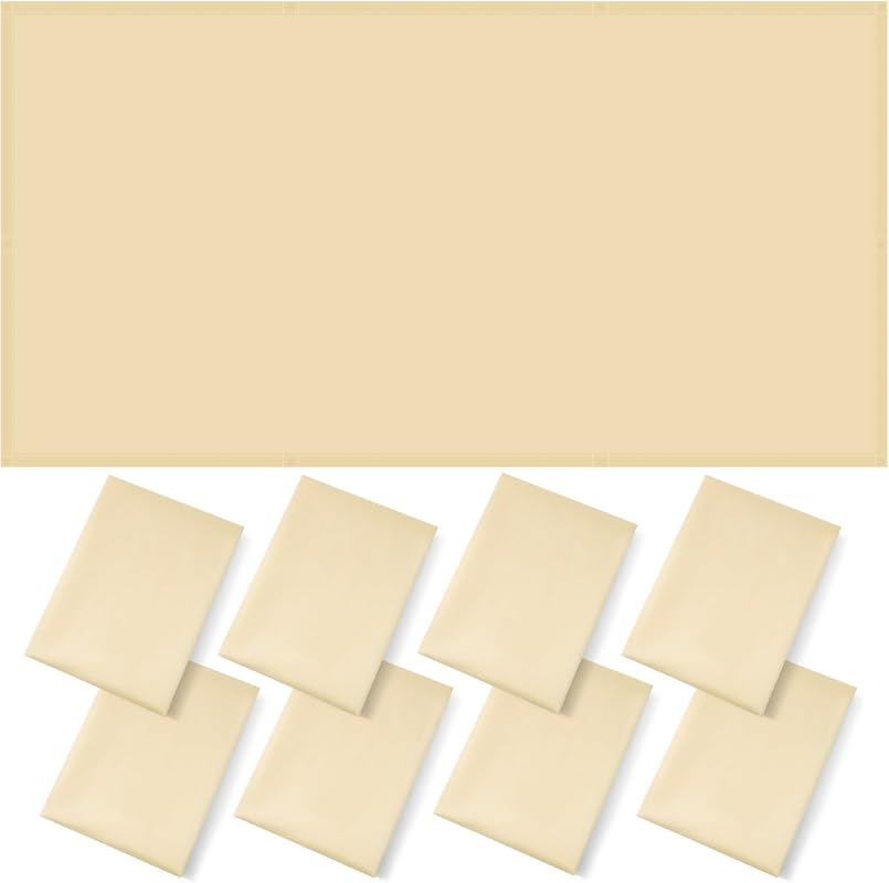 ANGSYLTH 8-Pack Magnetic Fluorescent Light Covers for Ceiling Fixtures