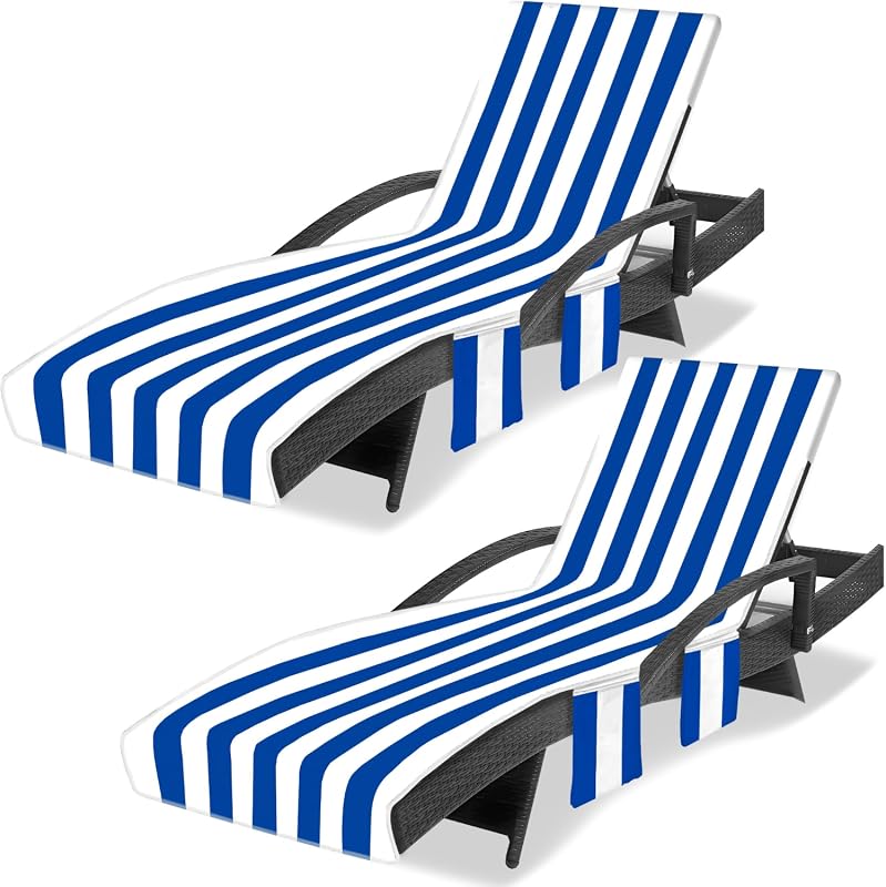 Lounge Chair Towel Cover 2-Pack