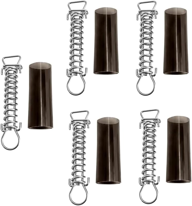 5-Pack Swimming Pool Cover Stainless Steel Springs with D-Ring and Pro