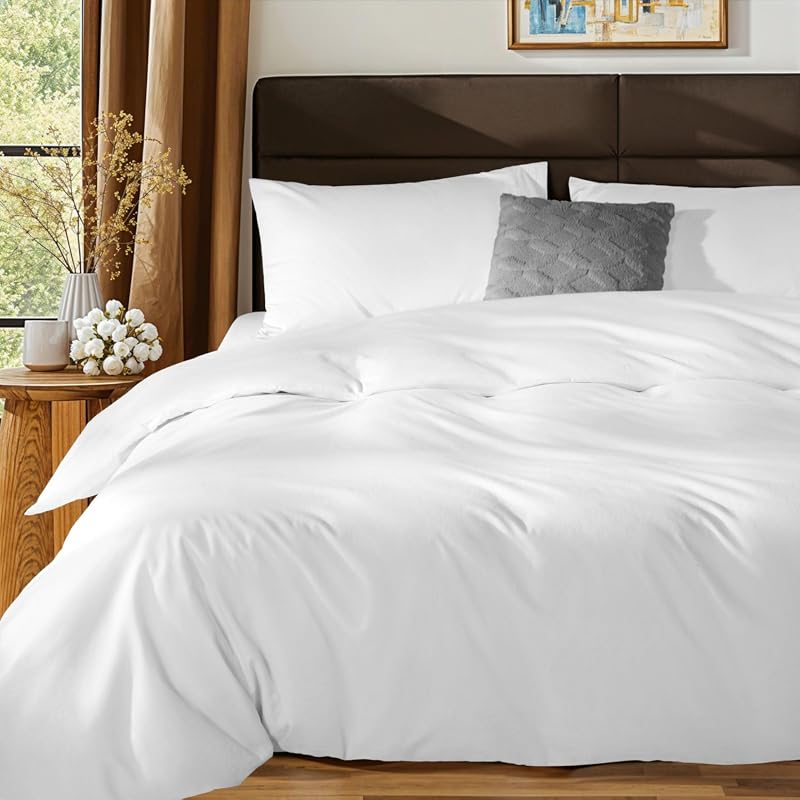 SONORO KATE 1000 Series 100% Egyptian Cotton Duvet Cover Set, 3PC, Lon