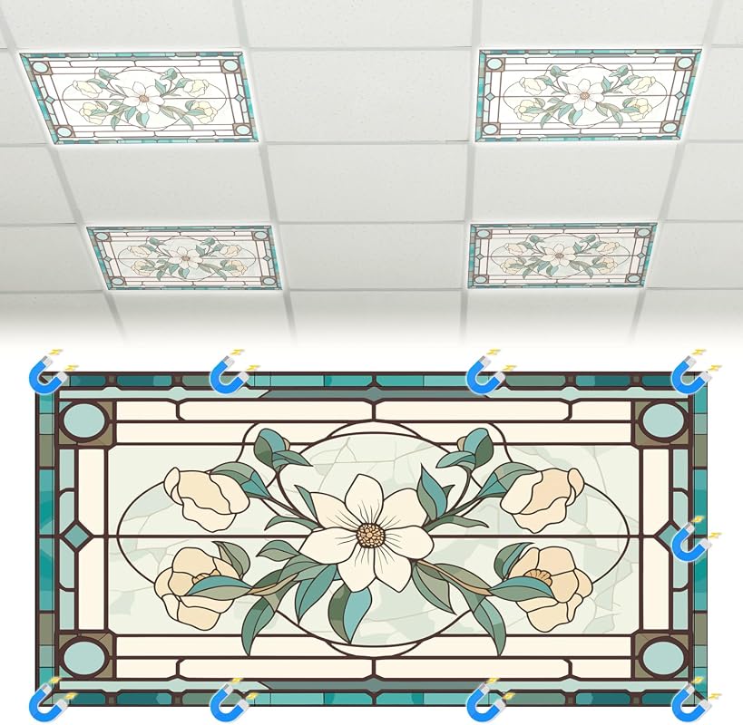 Glooglitter Retro Floral Light Covers
