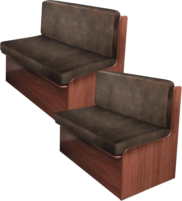 ANARACHON Leather Look Stretchable RV Dinette Cushion Covers, Washable