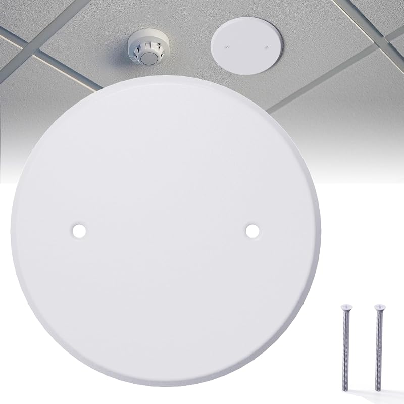 5-Inch Round Metal Ceiling Cover Plate