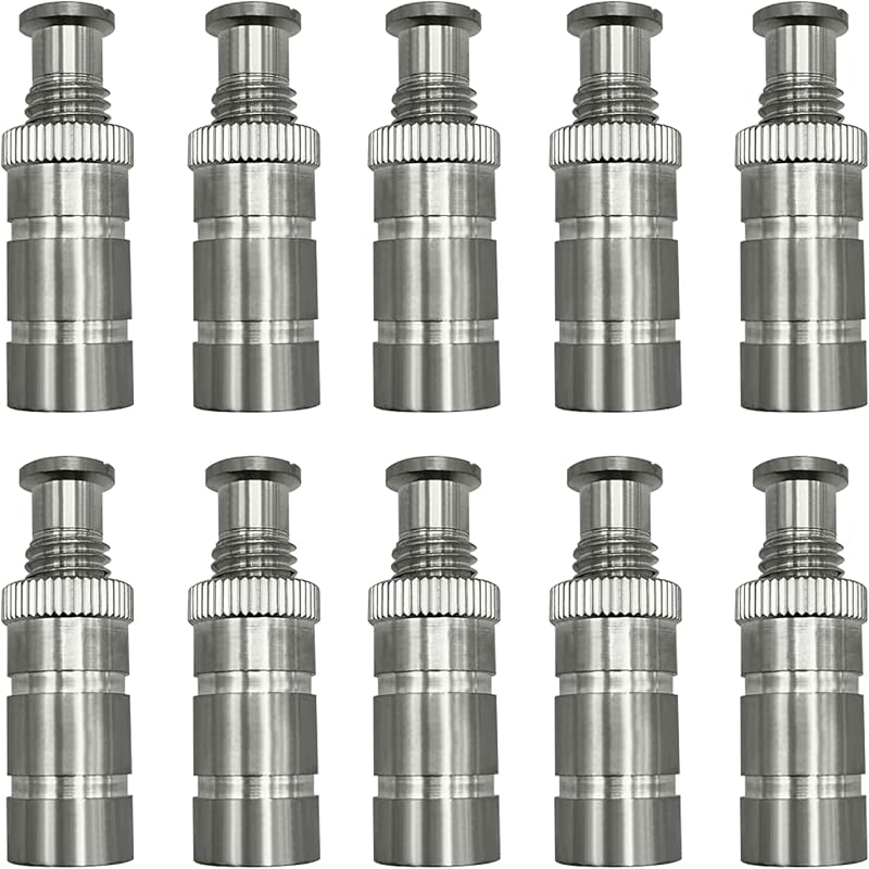 304 Stainless Steel Pool Cover Anchors, 10-Pack Heavy-Duty Corrosion-R