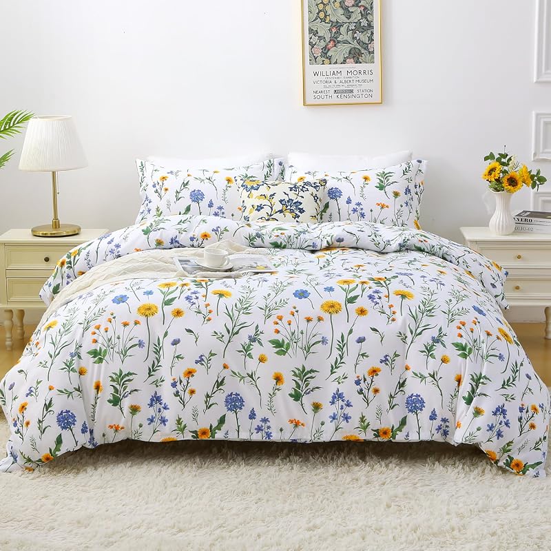 Mooreeke Full Dandelion Duvet Cover Set
