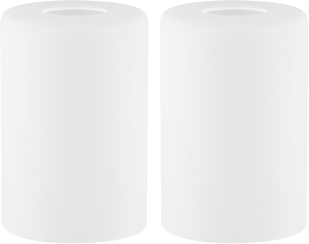Frosted Opal Cylinder Glass Shade