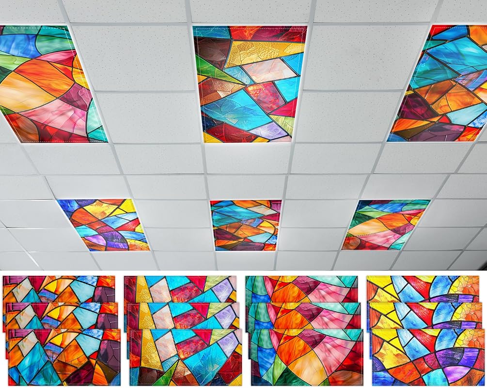 Retro Glass Magnetic Light Covers