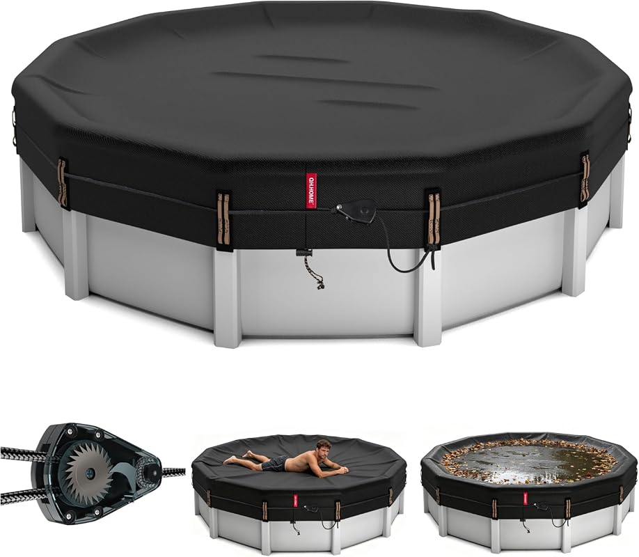 QH.HOME 24FT Heavy Duty Pool Cover