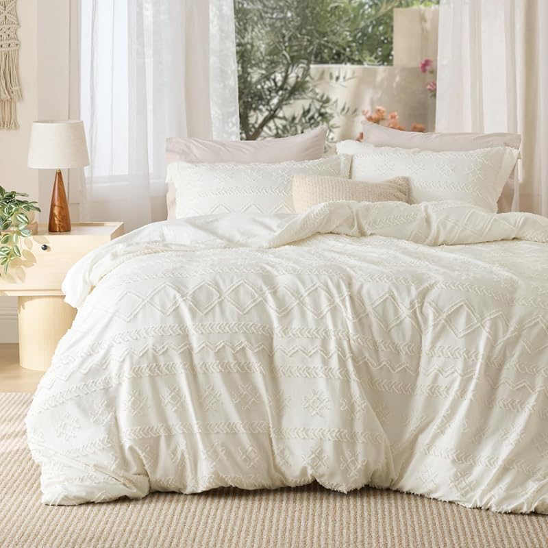 Bedsure Boho Queen Duvet Cover Set