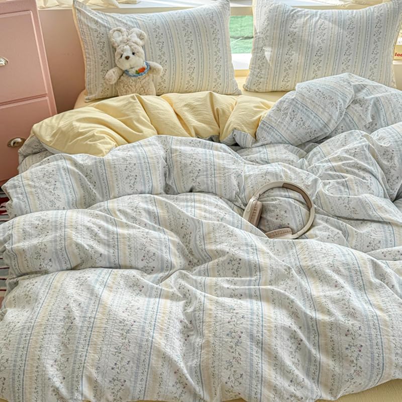 BOLINLIVING Floral Twin Duvet Set