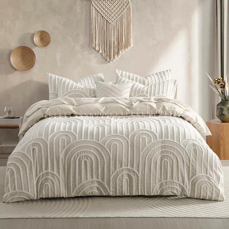All Seasons Tufted Cotton Duvet Set