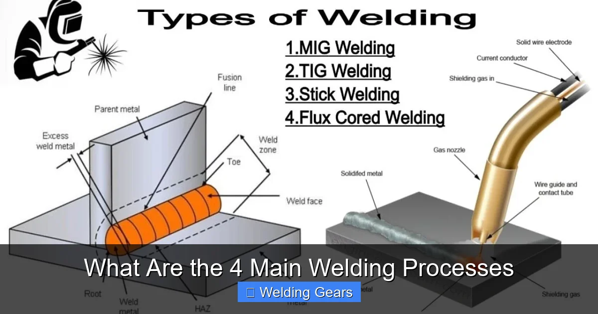 Comparing the 4 Main Processes