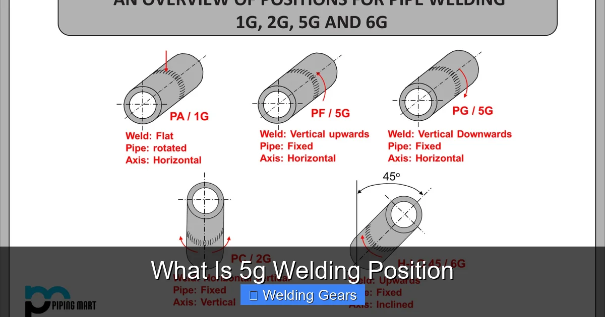 What Is 5g Welding Position