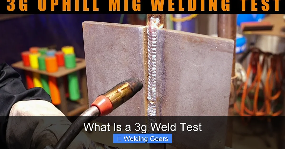 How to Prepare for Your 3G Weld Test