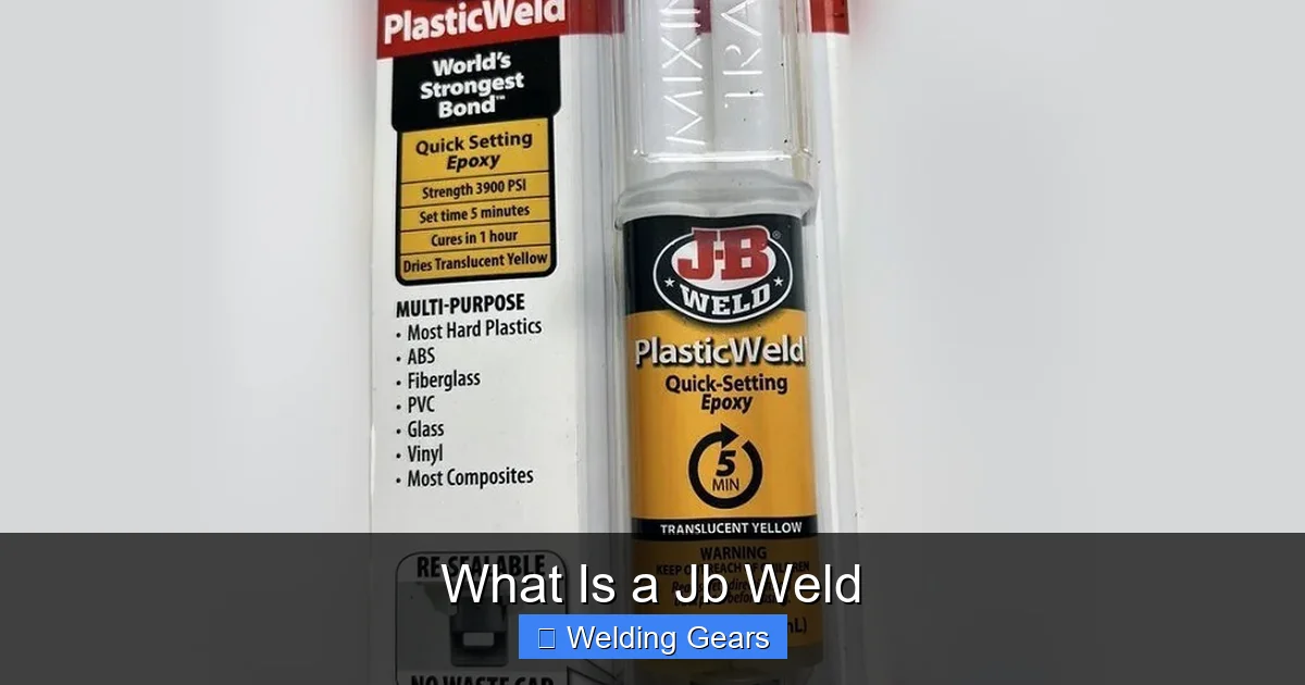 The Different Types of JB Weld Products