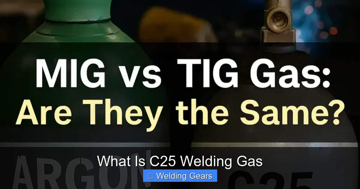 What Is C25 Welding Gas