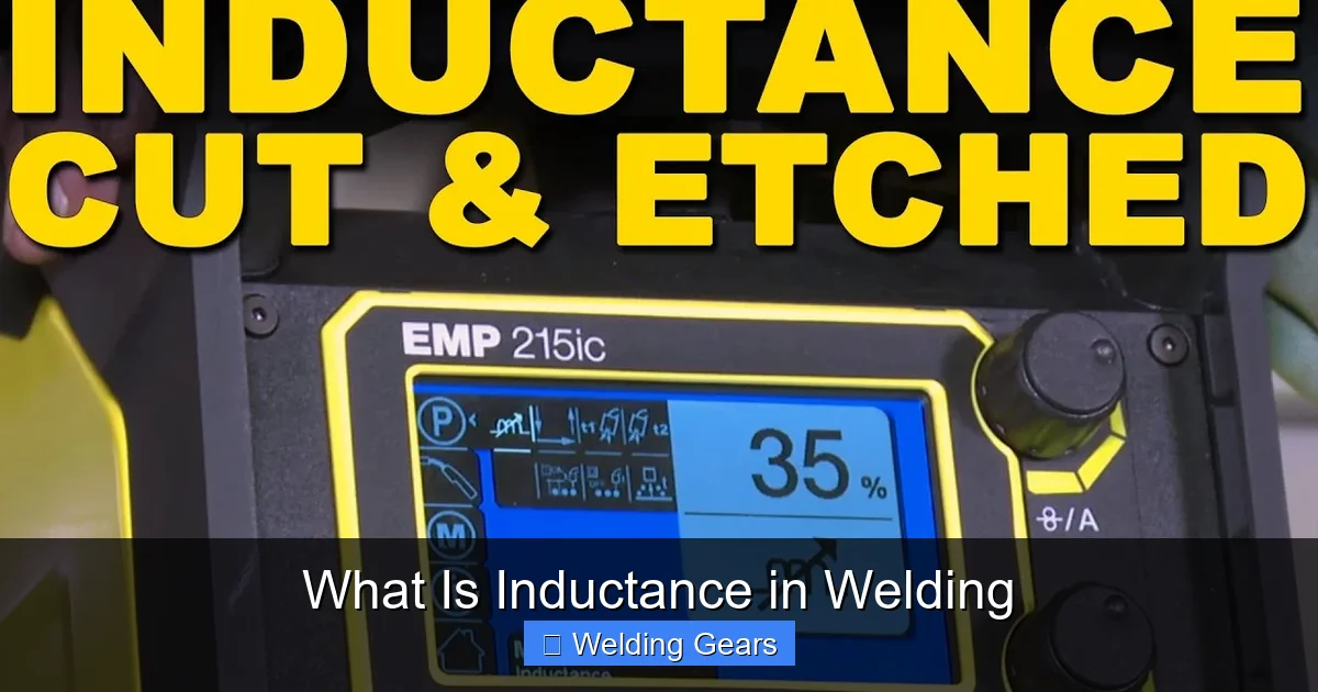 The Impact of Inductance on Weld Quality