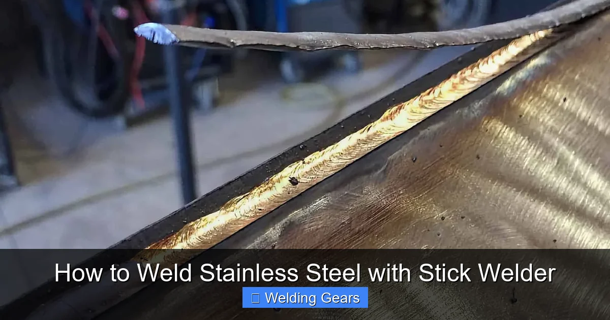 How to Weld Stainless Steel with Stick Welder