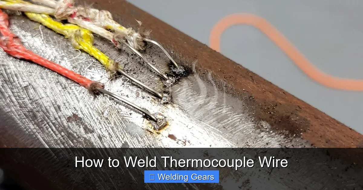 How to Weld Thermocouple Wire