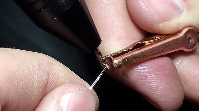 how to weld thermocouple wire