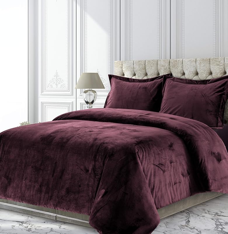Tribeca Living Velvet Duvet