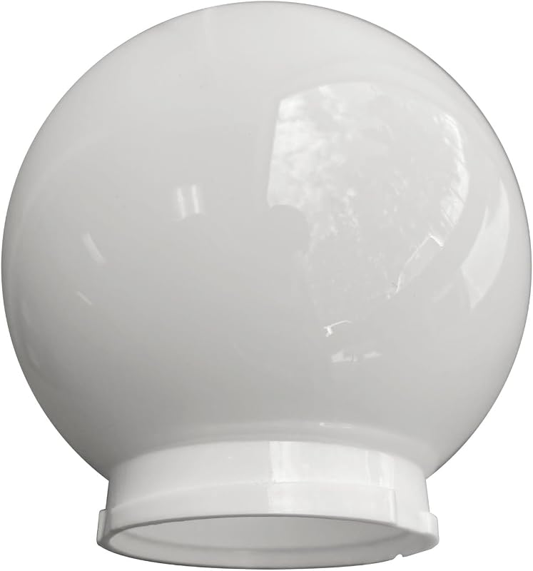 Beam Lighting 6-inch White Acrylic Replacement Globe