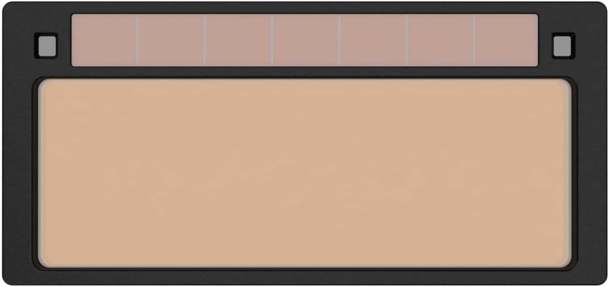 Tefuawe Gold Welding Lens 2x4.25, Shade 10.5, High Definition Replacem