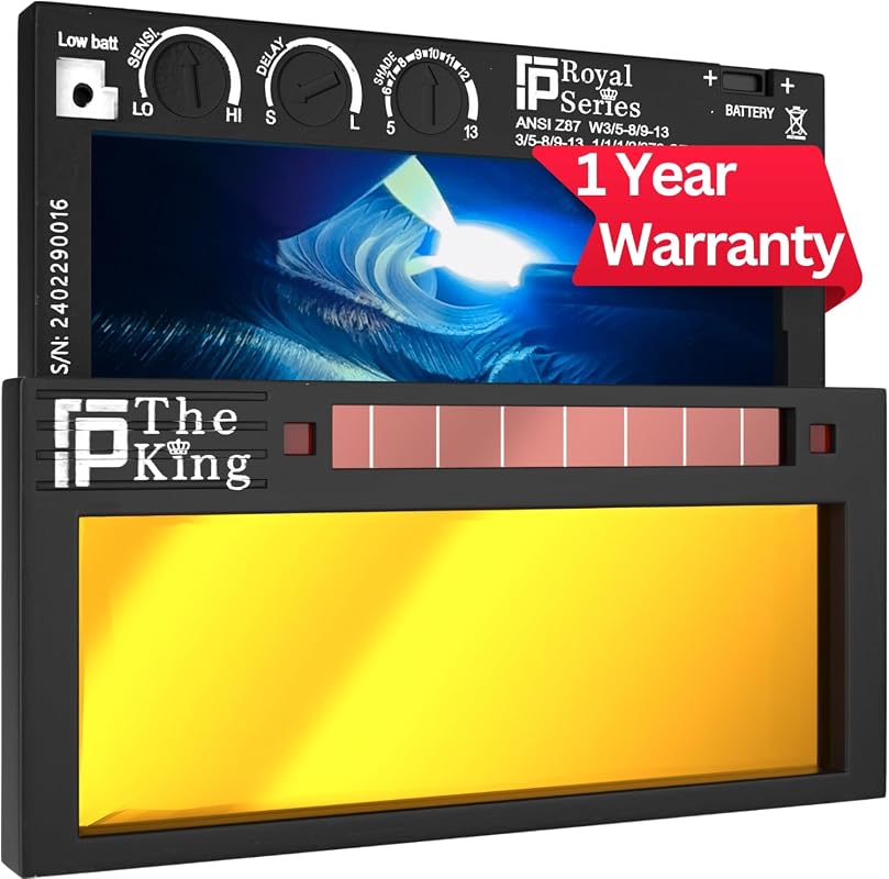 The King 1.0 Gold Auto-Darkening Welding Lens
