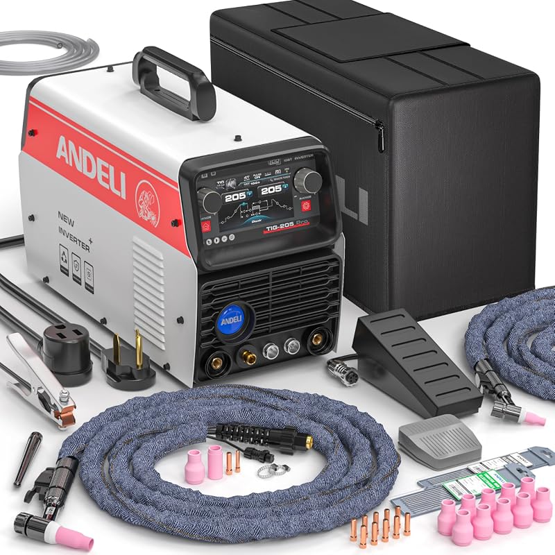 ANDELI 10-in-1 Aluminum TIG Welder