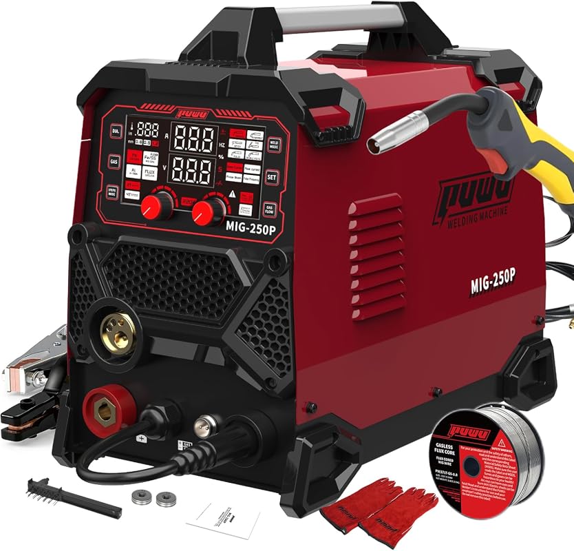 250A 6-in-1 Multi-Process MIG Welder