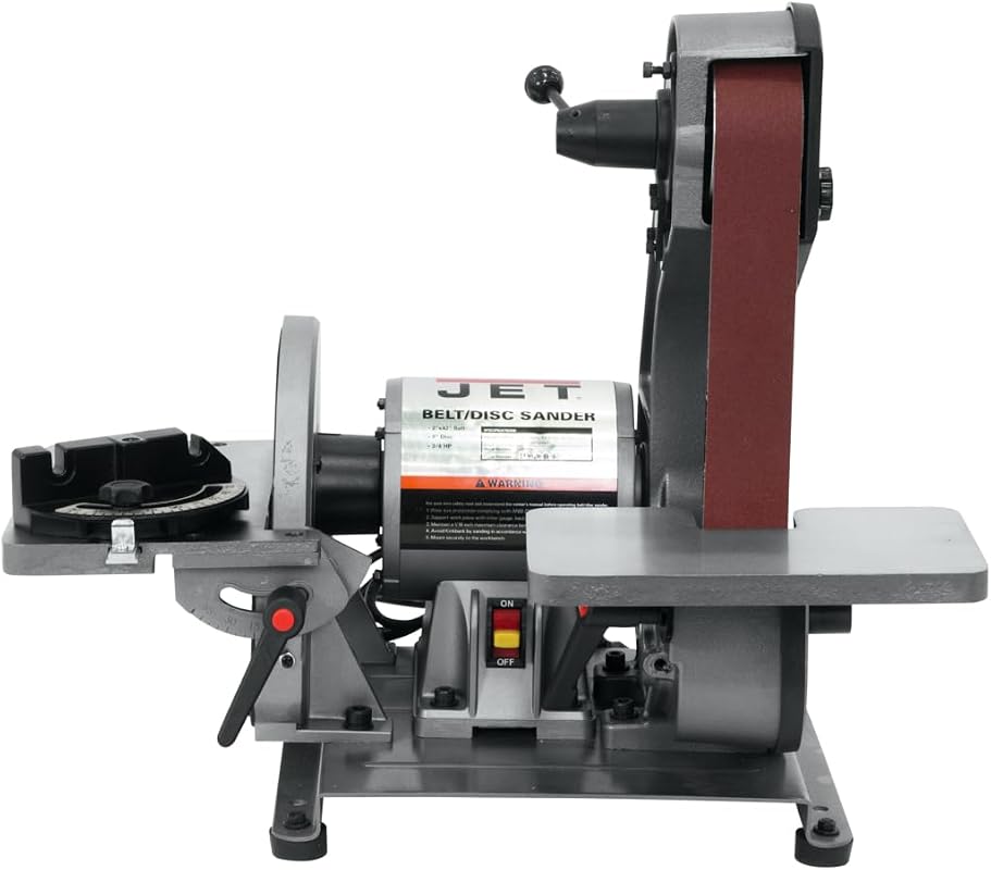 JET J-41002 2 x 42 Inch Belt and 8 Inch Disc Sander with Powerful 3/4 