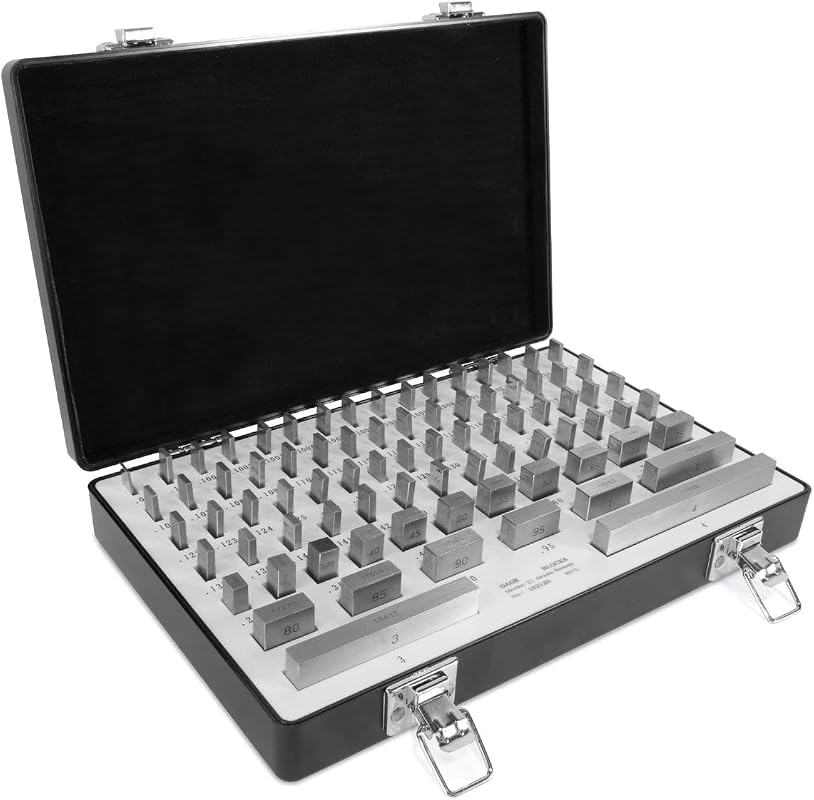 WEN 10481 81-Piece Steel Gauge Block Set