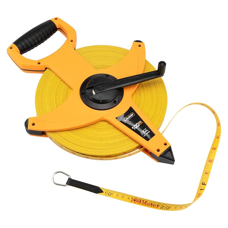LAND 330FT Fiberglass Tape Measure