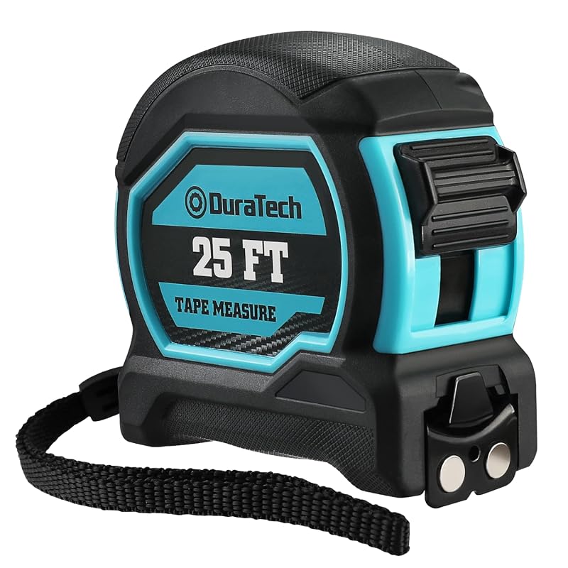 DURATECH 25-Ft Magnetic Double-Sided Tape Measure