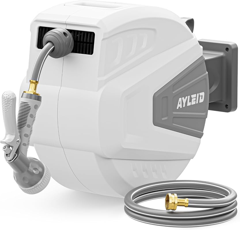 Ayleid 100ft Retractable Garden Hose Reel